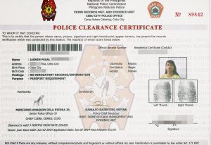 Police Certificate Translation